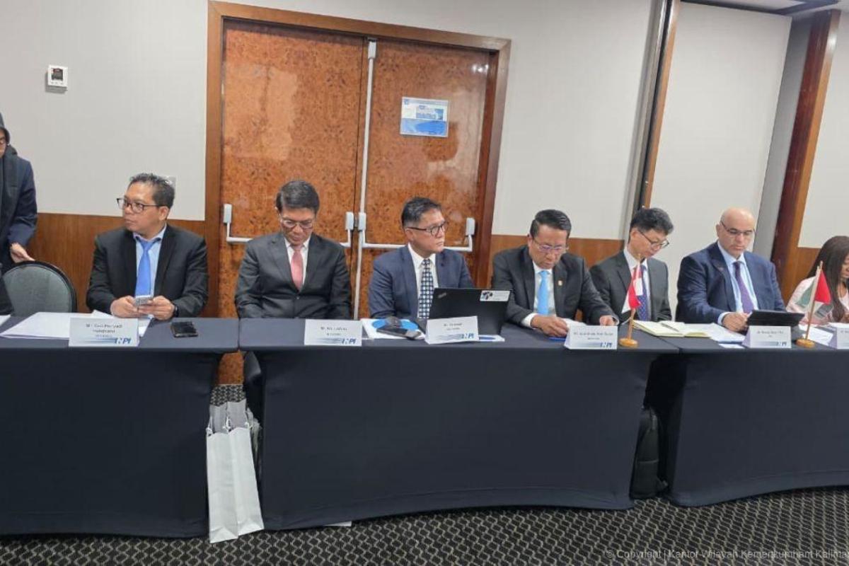 Menteri Hukum RI Supratman Andi Atgas menghadiri&nbsp;17th Heads of BRICS Intellectual Property Offices Meeting di Rio de Janeiro, Brasil, pada 21&ndash;23 September 2025.