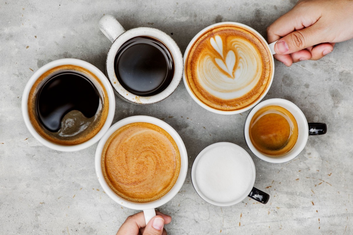 Ilustrasi jenis-jenis kopi.