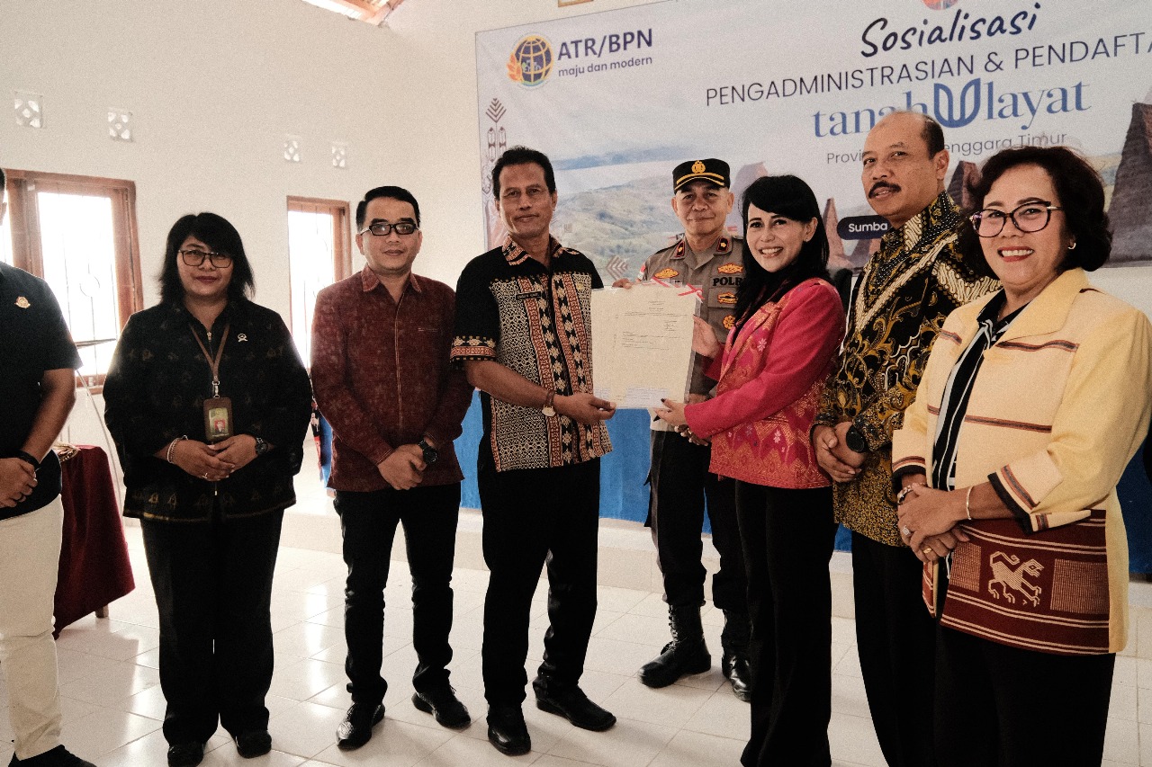 Sosialisasi Pendaftaran dan Pengadministrasian Tanah Ulayat di Kabupaten Manggarai, Nusa Tenggara Timur (NTT).