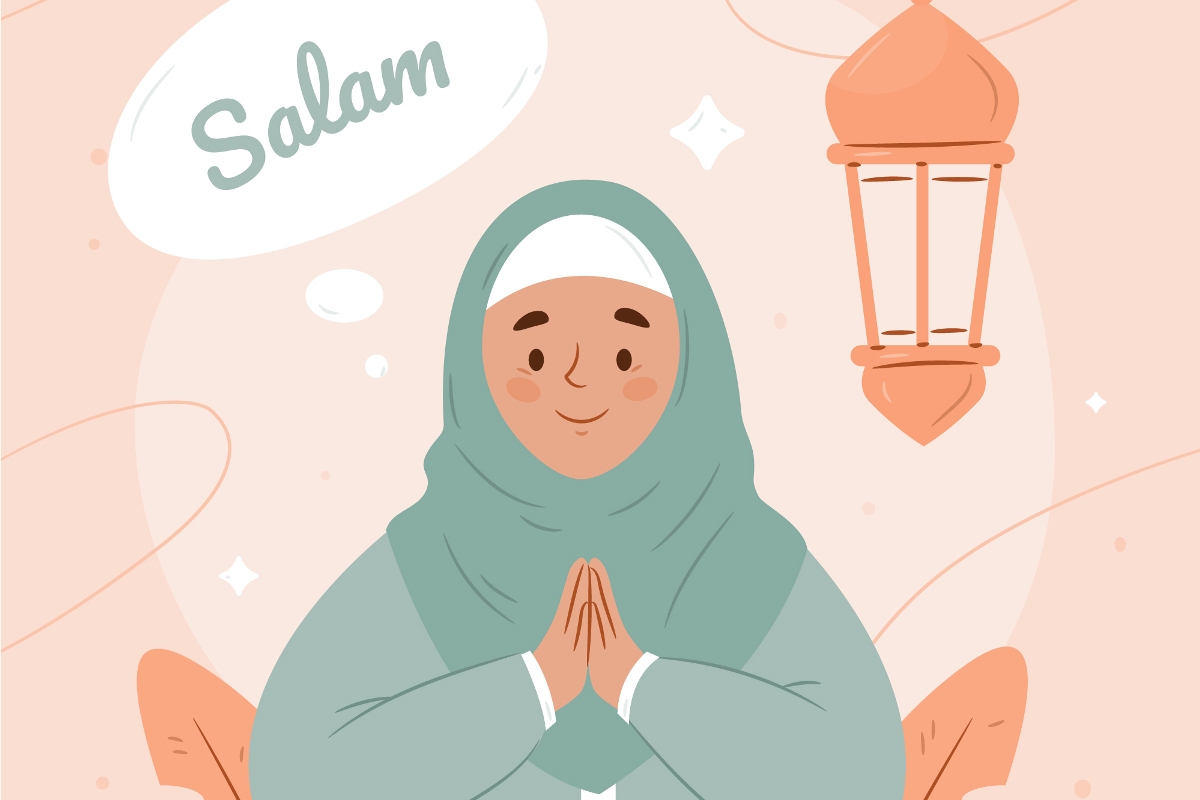 Ilustrasi muslimah.