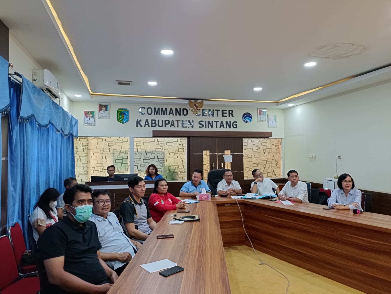 BERSIAP: Pengurus LP3K Sintang mengikuti technical meeting daring untuk mematangkan persiapan menuju Pesparani I Kalbar 2025.
