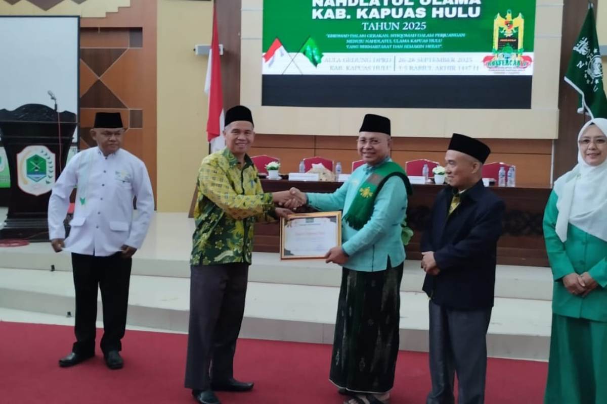 Konfercab ke - V PCNU Kabupaten Kapuas Hulu mulai dilaksanakan untuk mencari pemimpin baru.