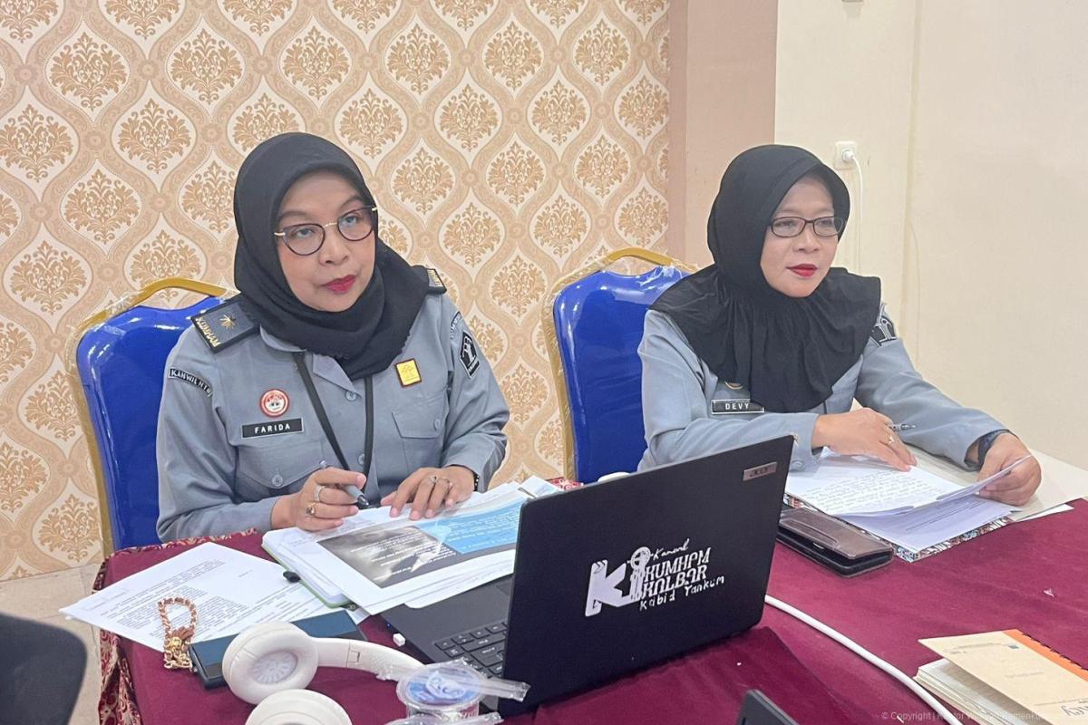 Kanwil Kemenkum Kalbar menggelar sosialisasi Kekayaan Intelektual kepada insan akademisi IAIN Pontianak pada Selasa (30/9).