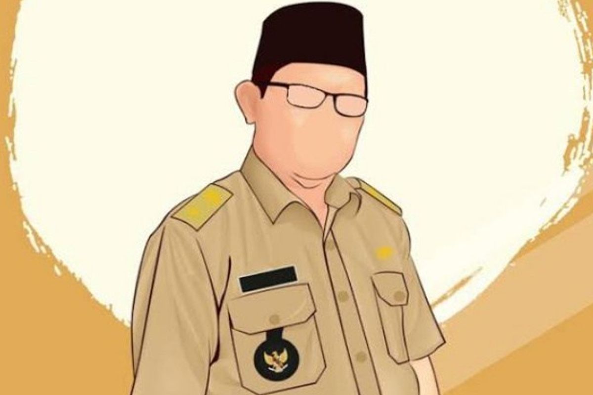 Ilustrasi kepala desa.