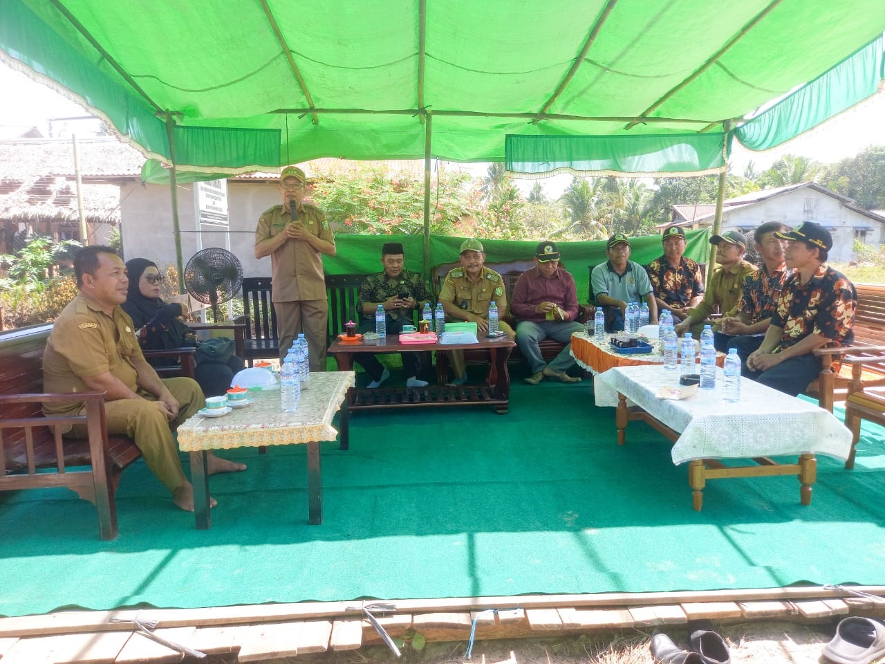 PEMEKARAN: Sosialisasi pemekaran desa dilaksanakan untuk mewujudkan Desa Tanjung Buyung.