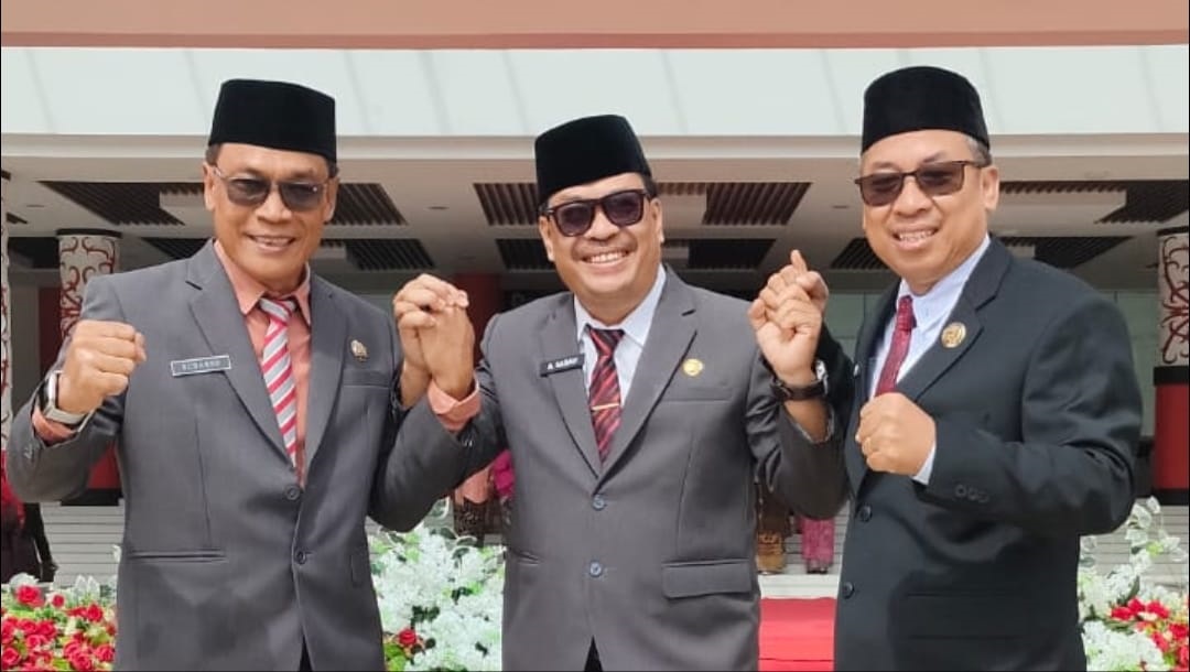 LOLOS : Tiga Pejabat Kapuas Hulu yang lolos seleksi terbuka Sekda Kapuas Hulu.