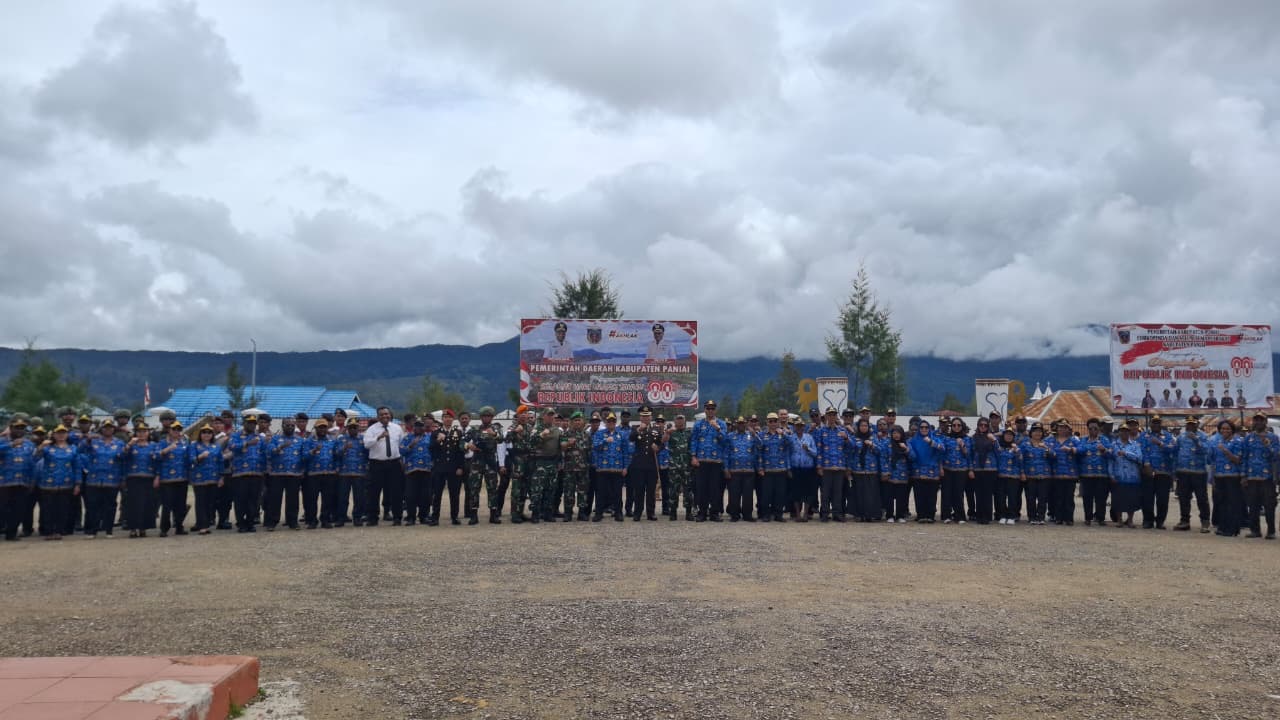 Peringati Hari Kesaktian Pancasila, Pemkab Paniai dan Satgas Korpasgat kukuhkan semangat persatuan di Bumi Cenderawasih.