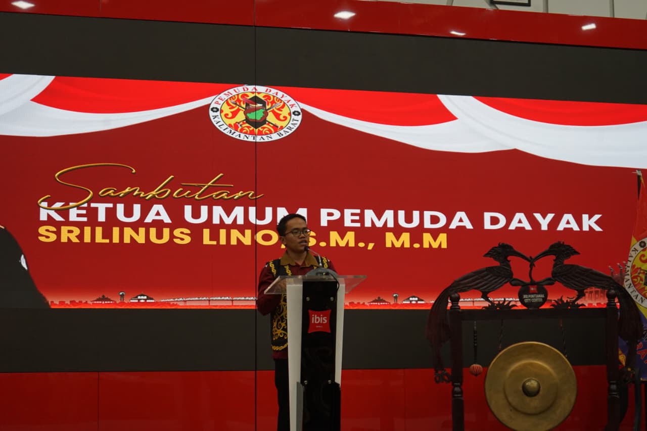 Ketua Umum Pemuda Dayak Kalbar, Srilinus Lino.