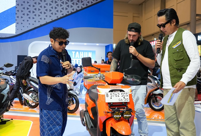 Dari Gear Ultima Hingga Mio M3, Inspirasi Modifikasi Yamaha Hadir di Knalpodcast Modiftalk IMOS 2025.
