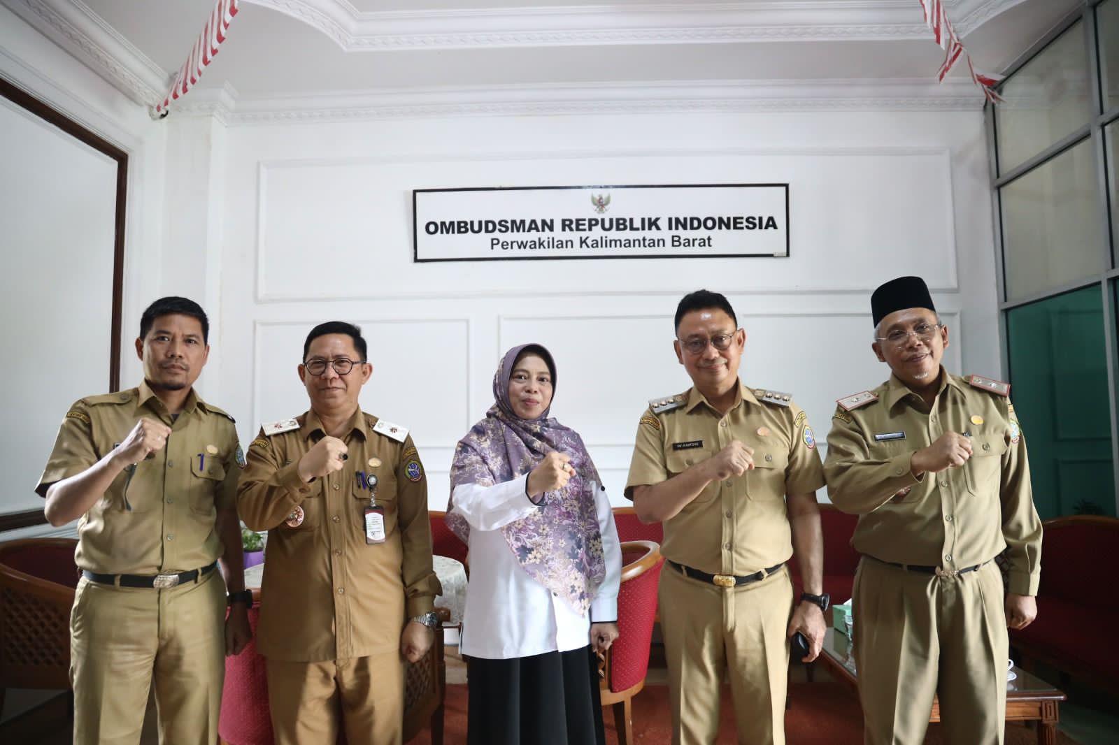 KUNJUNGAN: Kunjungan kerja Wali Kota Pontianak Edi Rusdi Kamtono saat berkunjung ke Ombudsman RI.