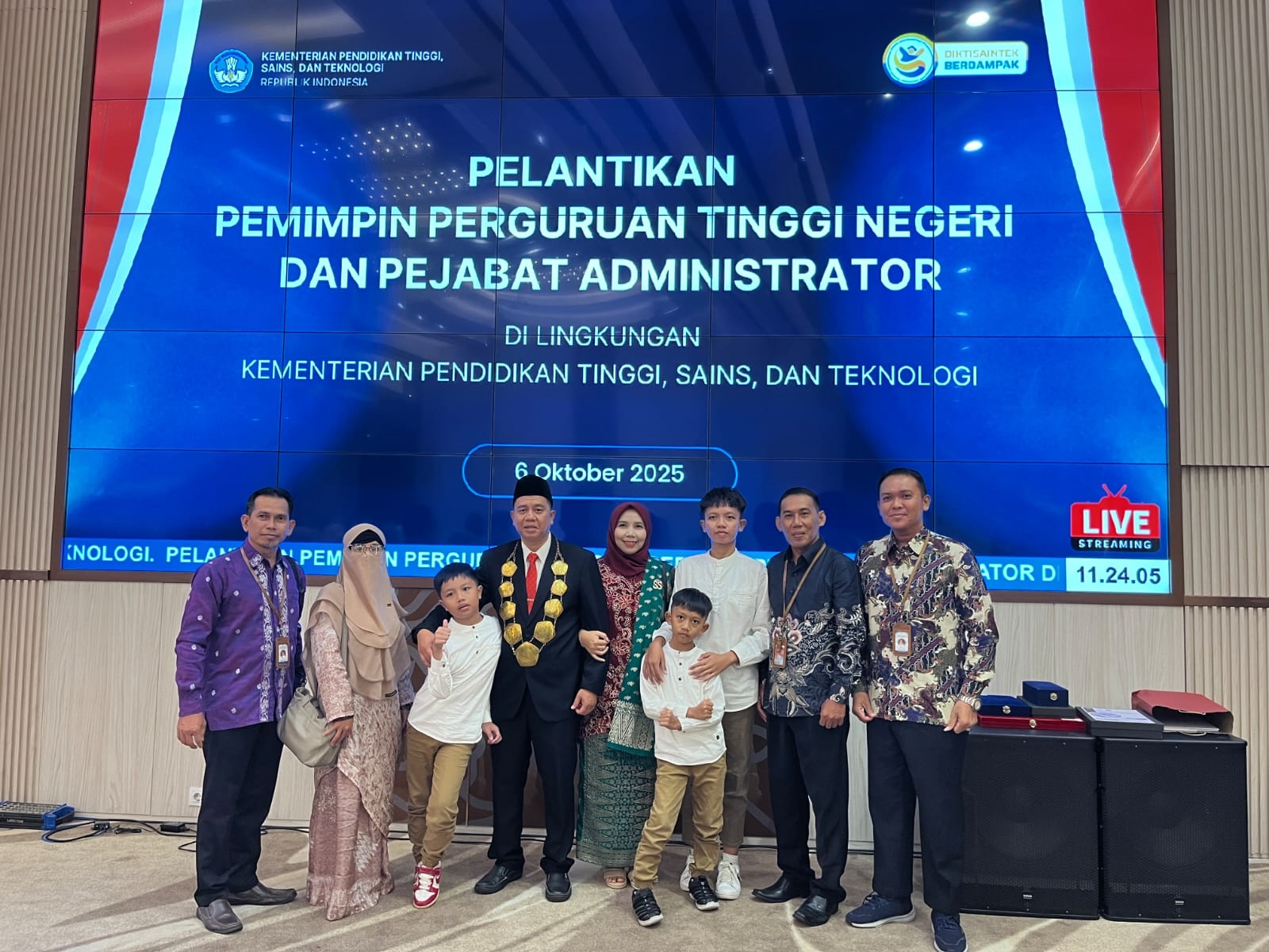 DILANTIK: Yuliansyah dilantik secara resmi sebagai DIrektur Poltesa di Jakarta