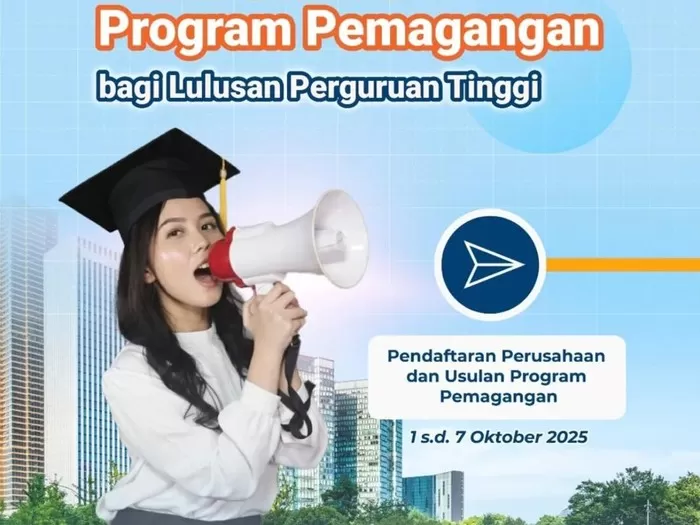 Magang Nasional 2025 merupakan program resmi dari Kementerian Ketenagakerjaan.