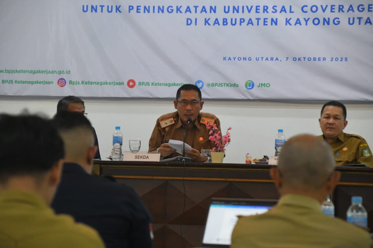 EVALUSAI : Rapat Kerja Monitoring, Evaluasi, dan Asistensi Pelaksanaan Jaminan Sosial Ketenagakerjaan Provinsi Kalimantan Barat.&nbsp;