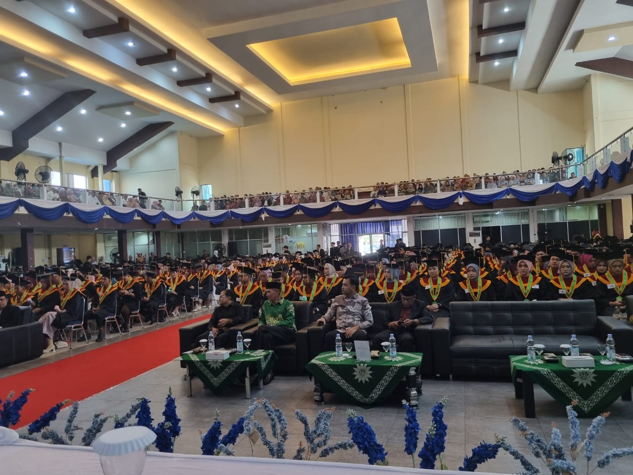 Wisuda  Universitas Muhammadiyah Pontianak (UMP) di Aula UMP, Sabtu (11/10).