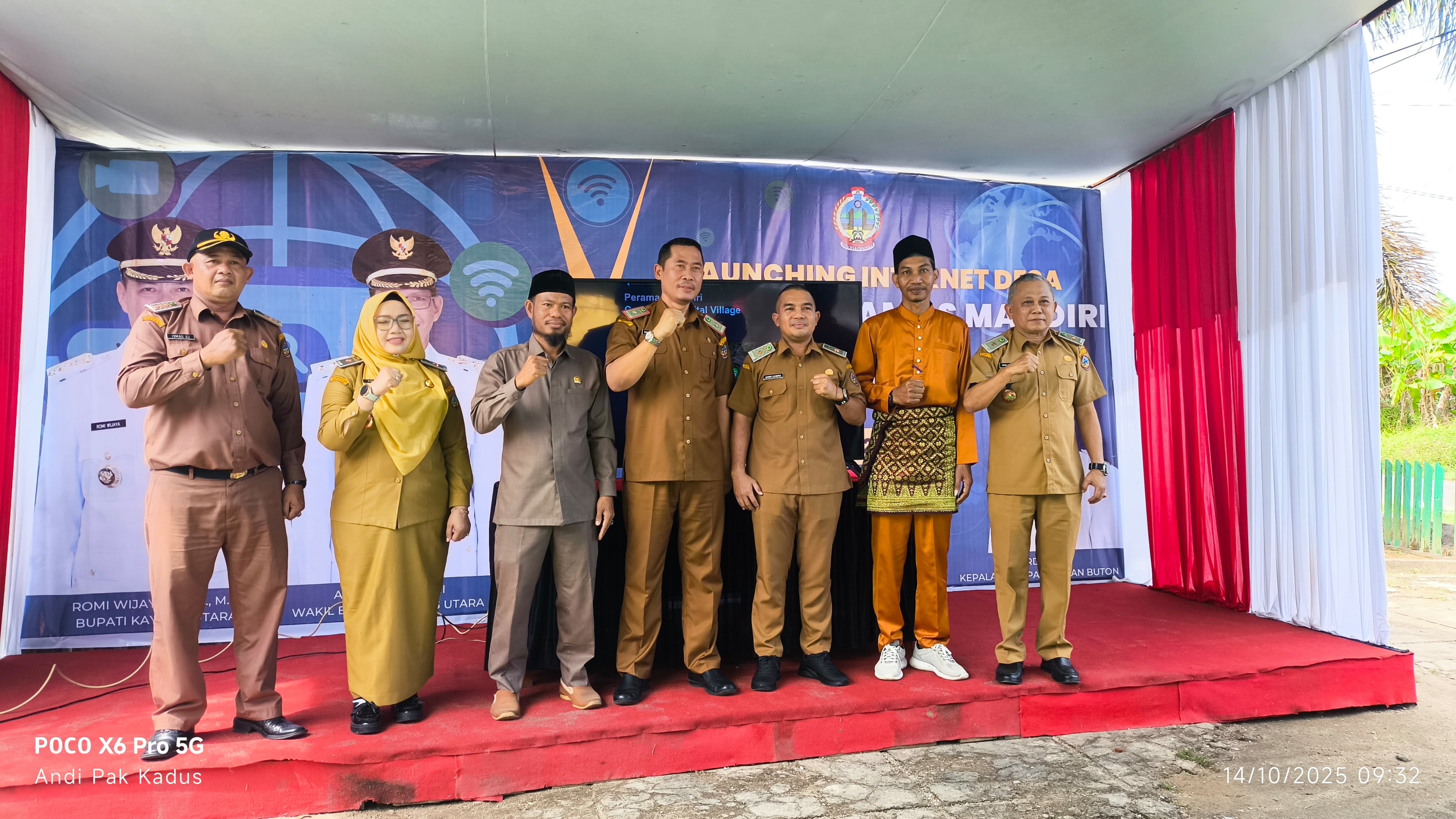 INTERNET : Program Internet Desa milik BUMDes Peramas Mandiri&nbsp; Desa Pangkalan Buton, Kecamatan Sukadana, Kayong Utara resmi dilaunching.