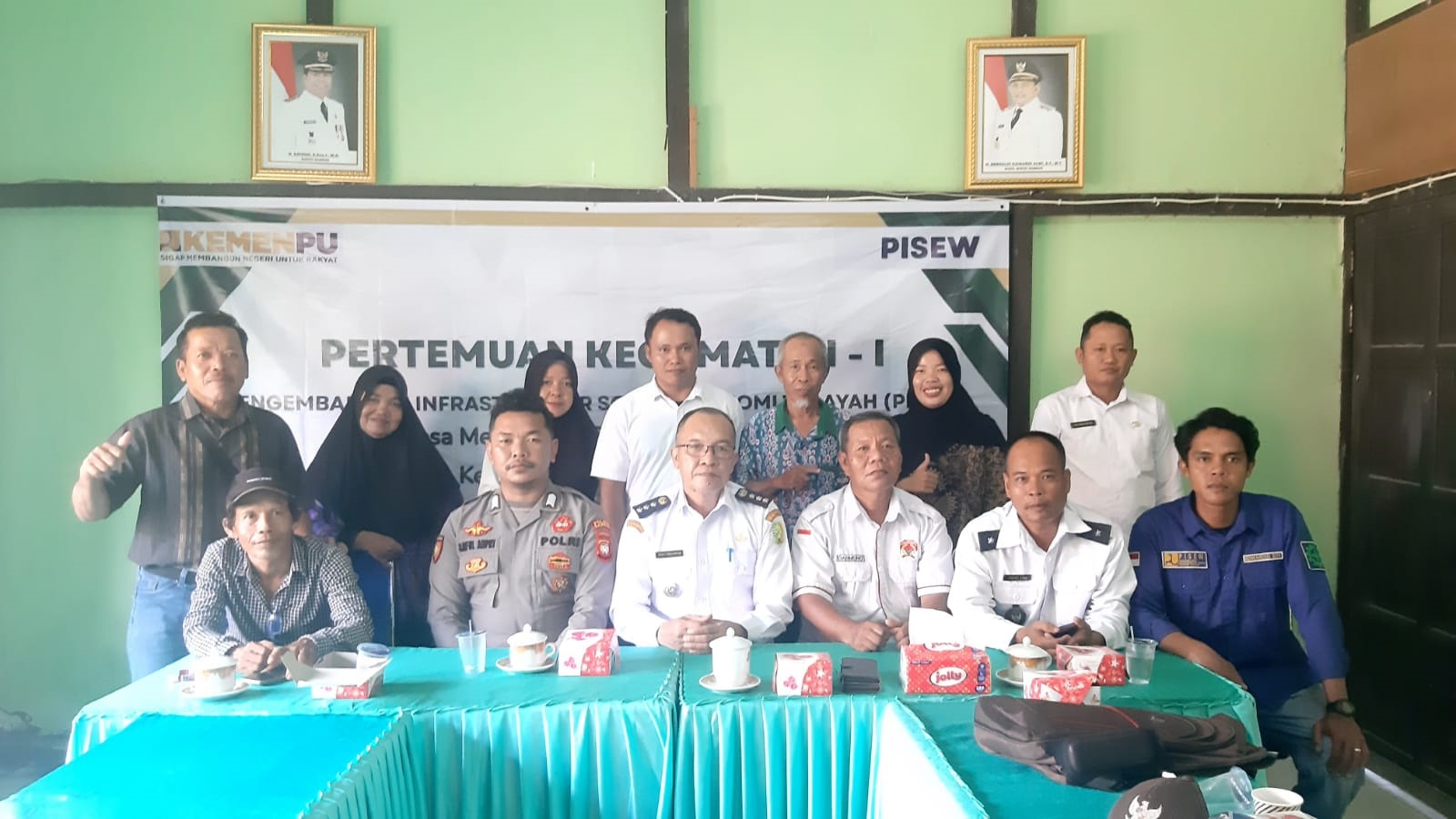 TAHAPAN: Kegiatan pertemuan membahas tahapan PISEW Tangaran.