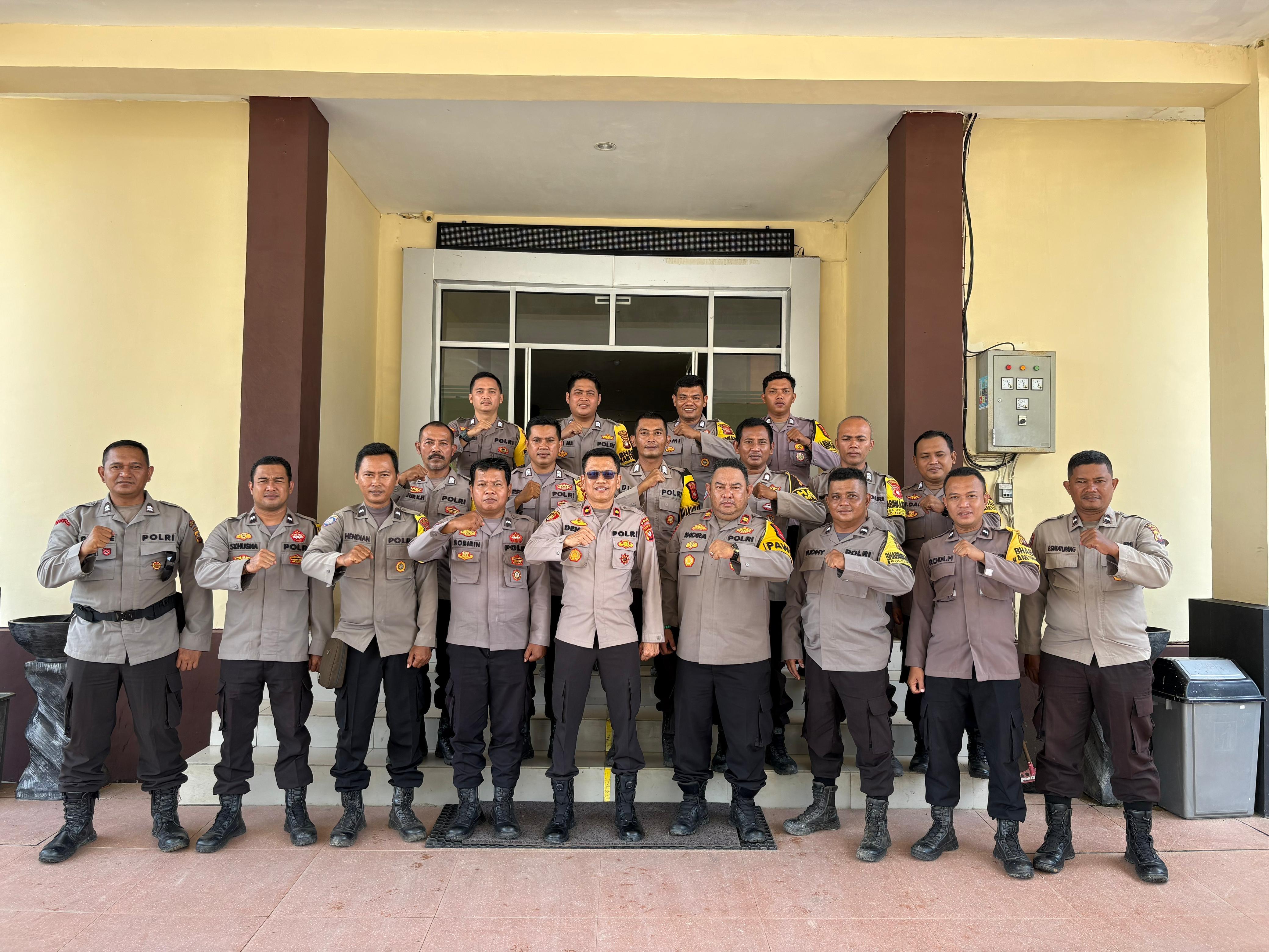 STRATEGI : Polres Kayong Utara telah melakukan briefing internal menyusun strategi menuju Kayong Utara Zero Narkoba.