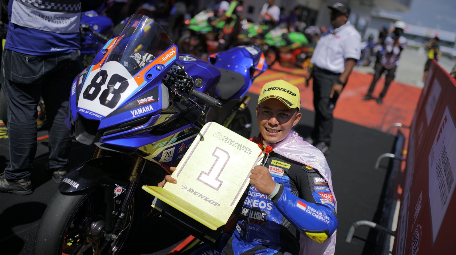 Candra Hermawan saat Raih Podium di ARRC seri 5.