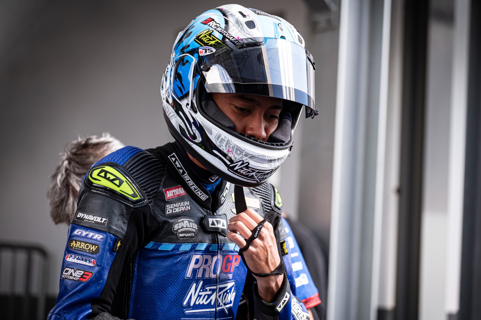 Arai Agaska saat World Supersport 300.