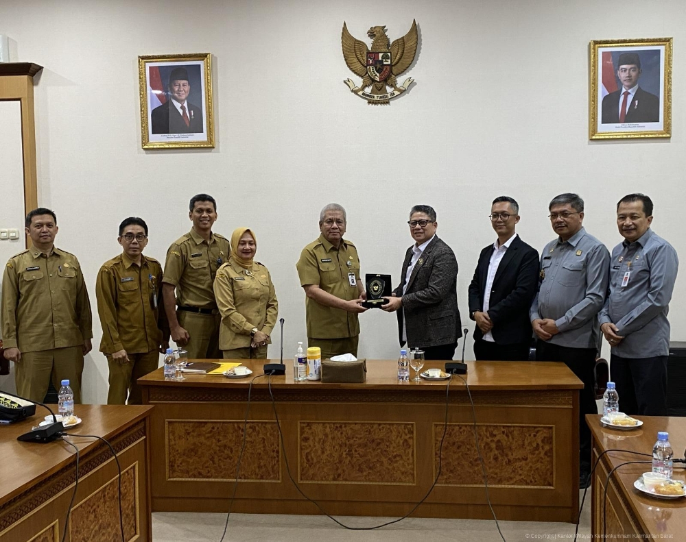 Kemenko Kumham Imipas melakukan kunjungan kerja di Pemprov Kalimantan Barat pada Senin (20/10).
