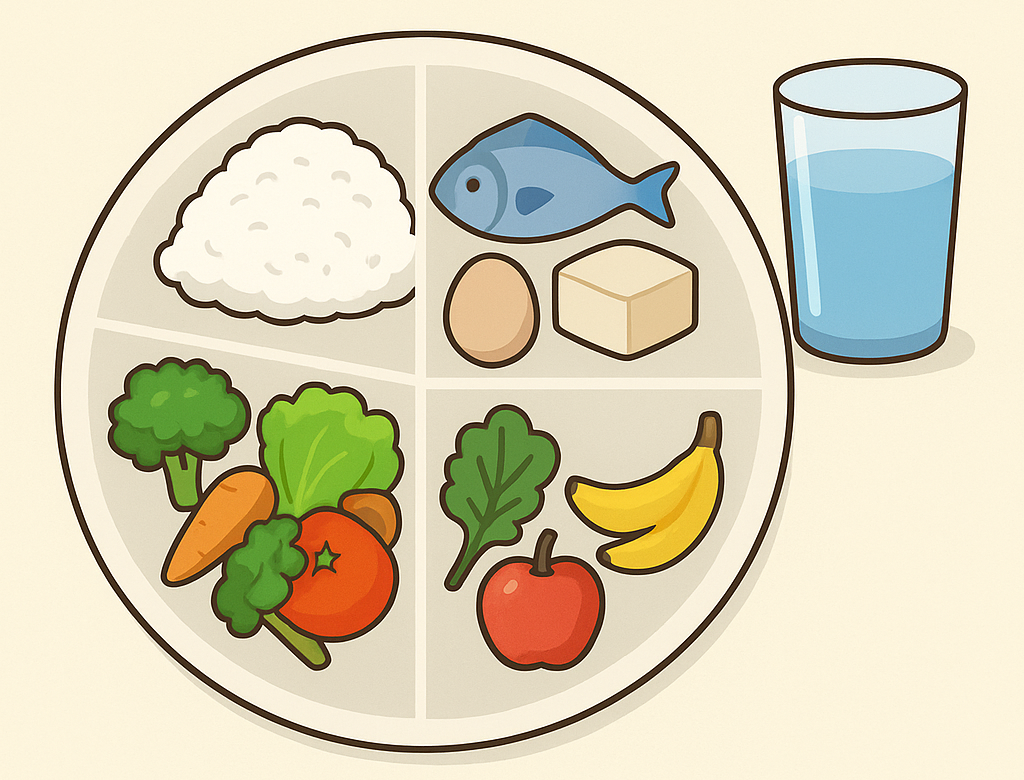 Ilustrasi Makanan Sehat Bergizi