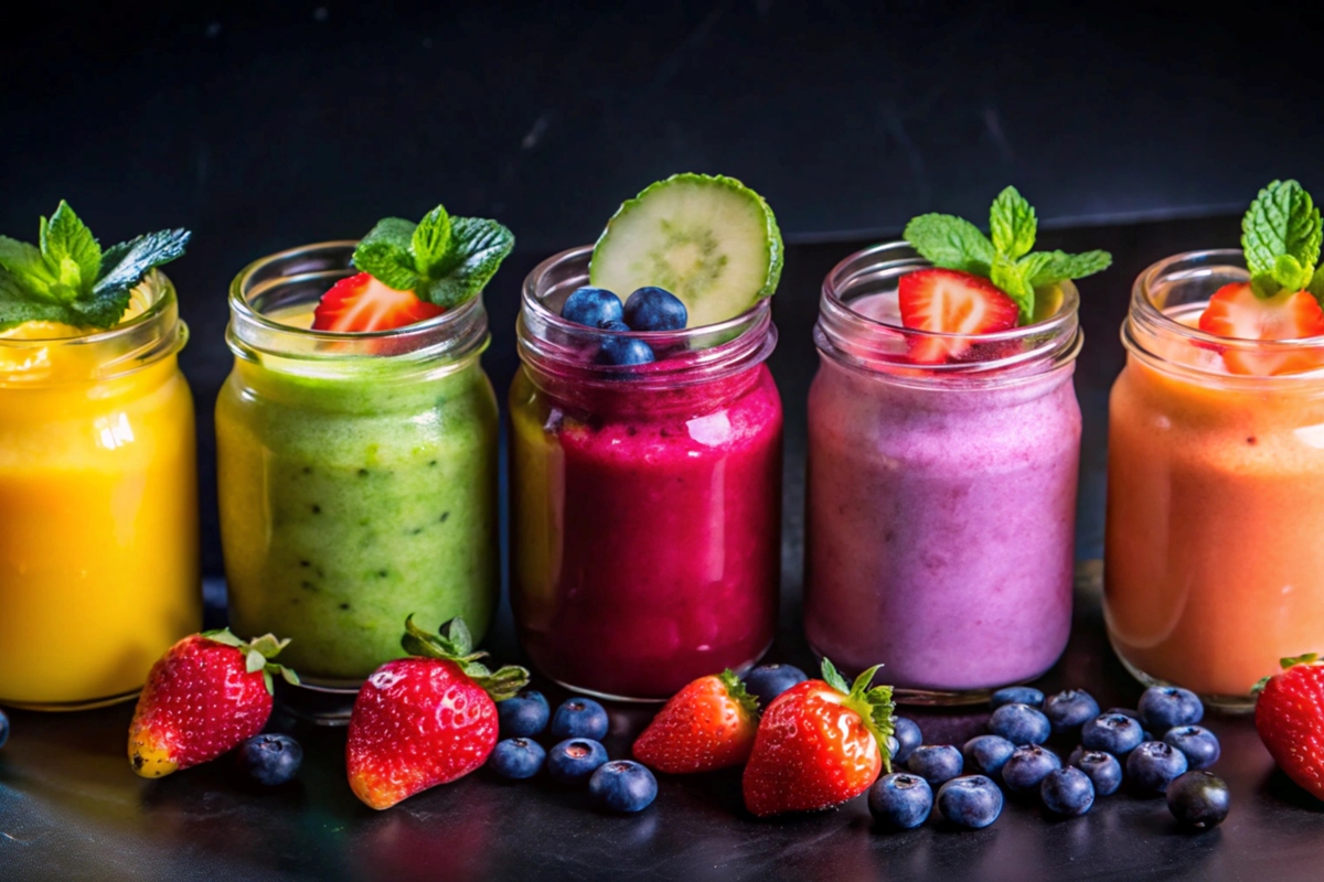 Ilustrasi smoothie yang baik untuk kesehatan tubuh.