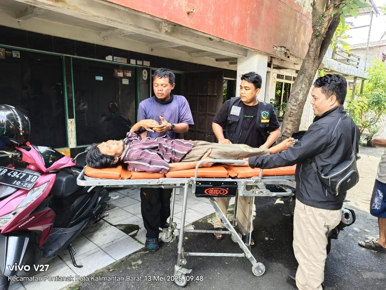Penanganan orang terlantar.