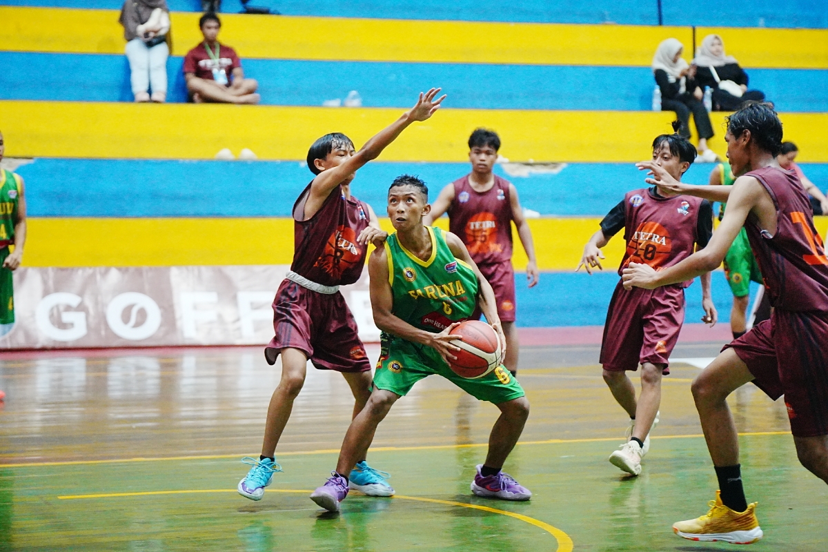 Pertandingan SMAN 4 Pontianak (B) VS SMA Taruna Bumi Khatulistiwa dalam ajang Wali Kota Cup 2025 Pontianak.