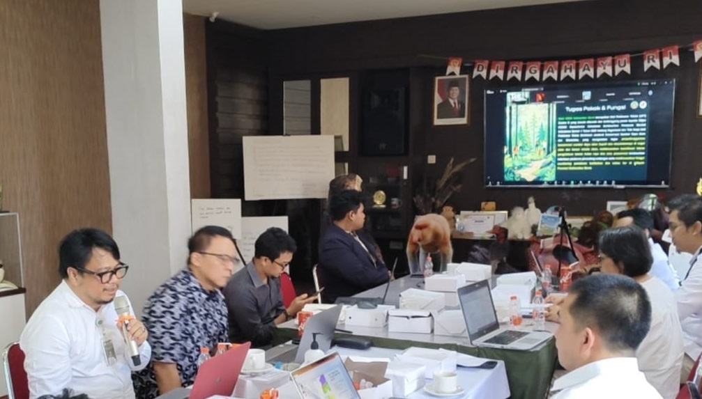 PT ESR saat melakukan pertemuan dengan TNBKDS dan KSDA.