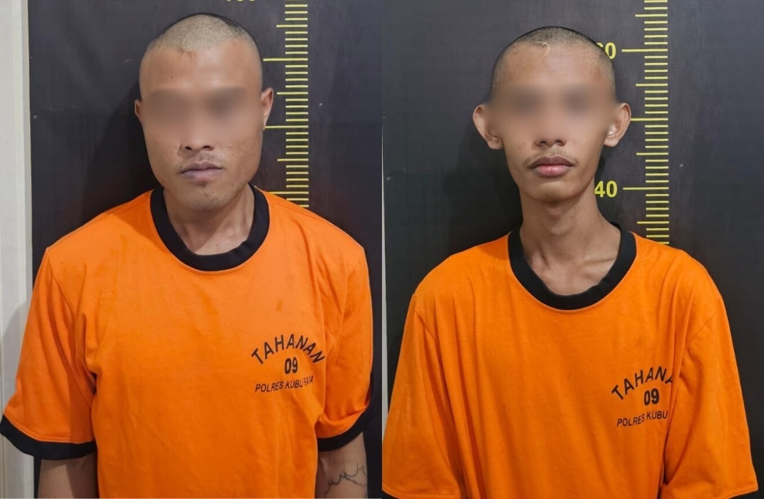 Tersangka FH dan NL