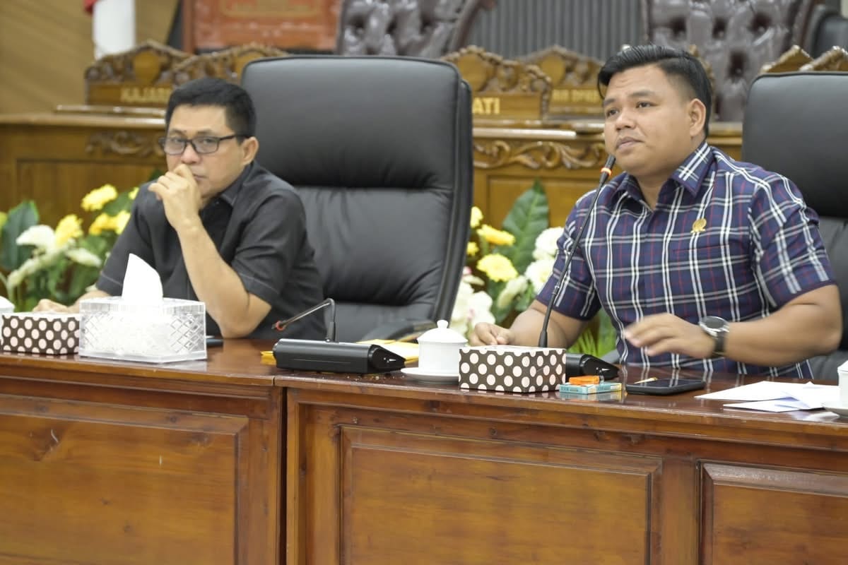 Wakil Ketua Komisi II, M. Eri Setyawan, memimpin rapat kerja dengan PT. BAP, Senin (27/10) lalu.