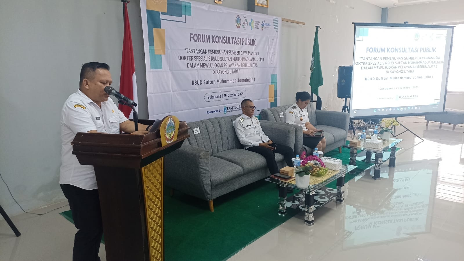 Forum Konsultasi Publik RSUD Sultan Muhammad Jamaludin I.