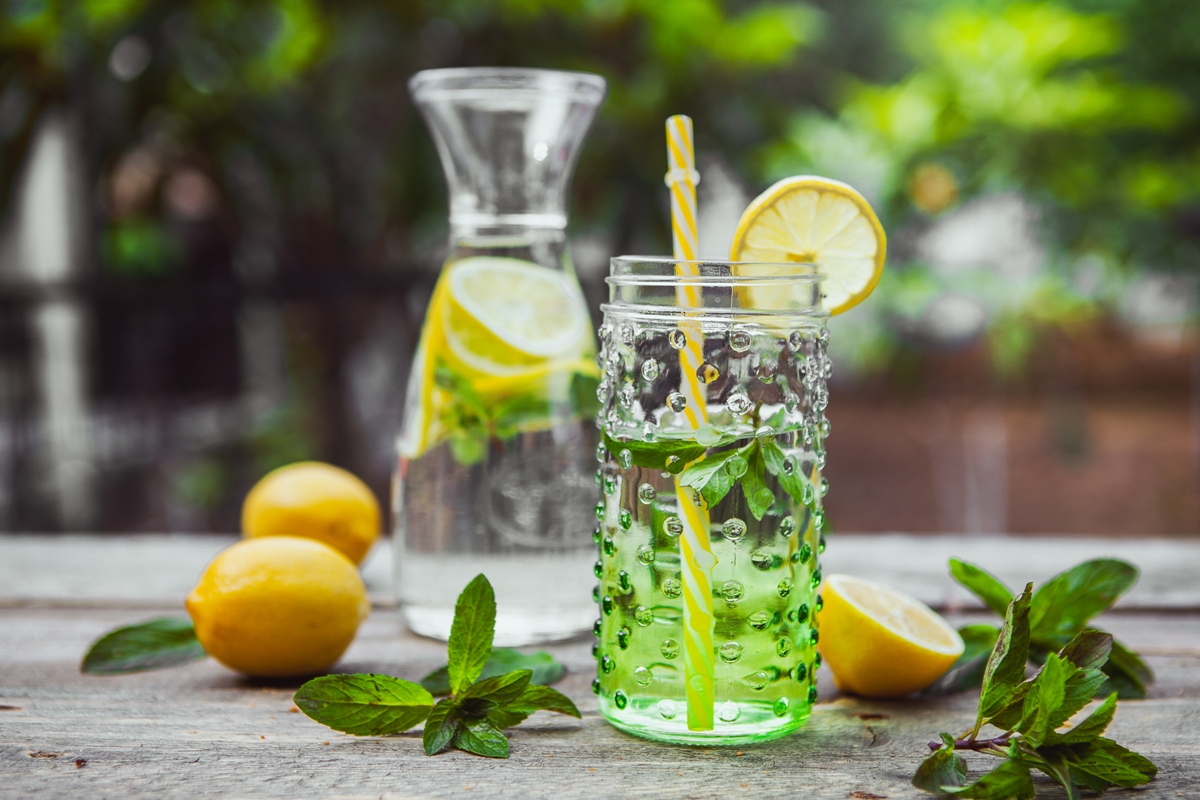 Ilustrasi infused water.