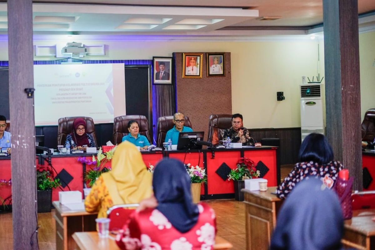 Penutupan Program Gen Sehat melalui kegiatan audiensi diseminasi hasil program yang digelar di Aula Bapperida Kabupaten Sanggau.