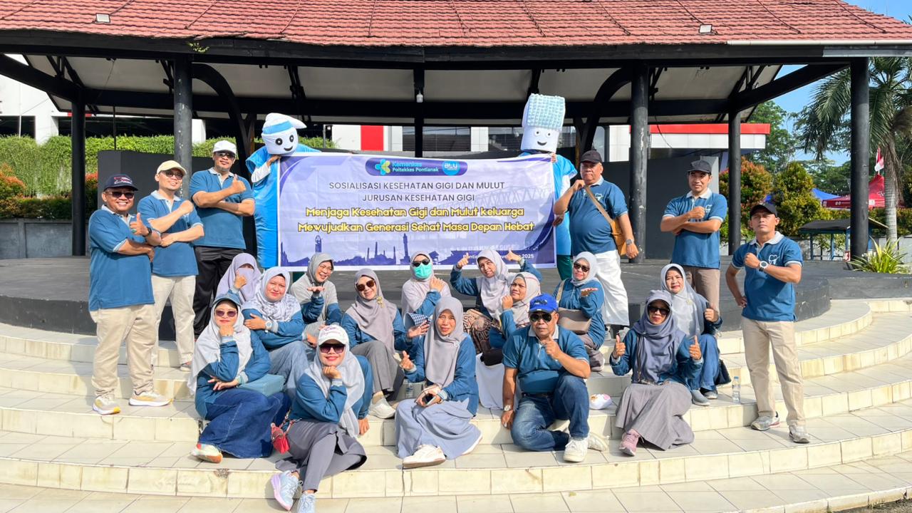 Kegiatan Sosialisasi Kesehatan Gigi dan Mulut Dosen & Mahasiswa Jurusan Kesehatan Gigi Generasi Sehat Masa Depan Hebat