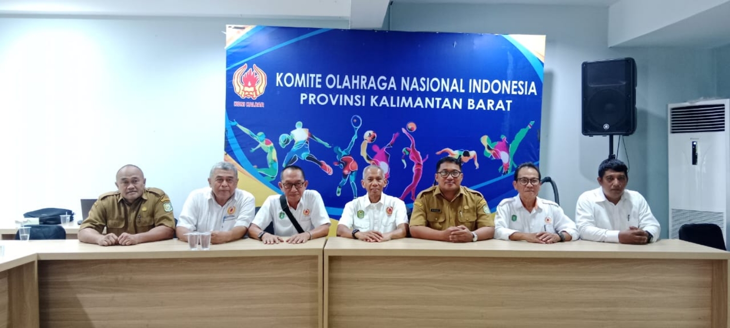 Pengumuman pembukaan pendaftaran bakal calon ketua KONI Kalbar 2025-2029.