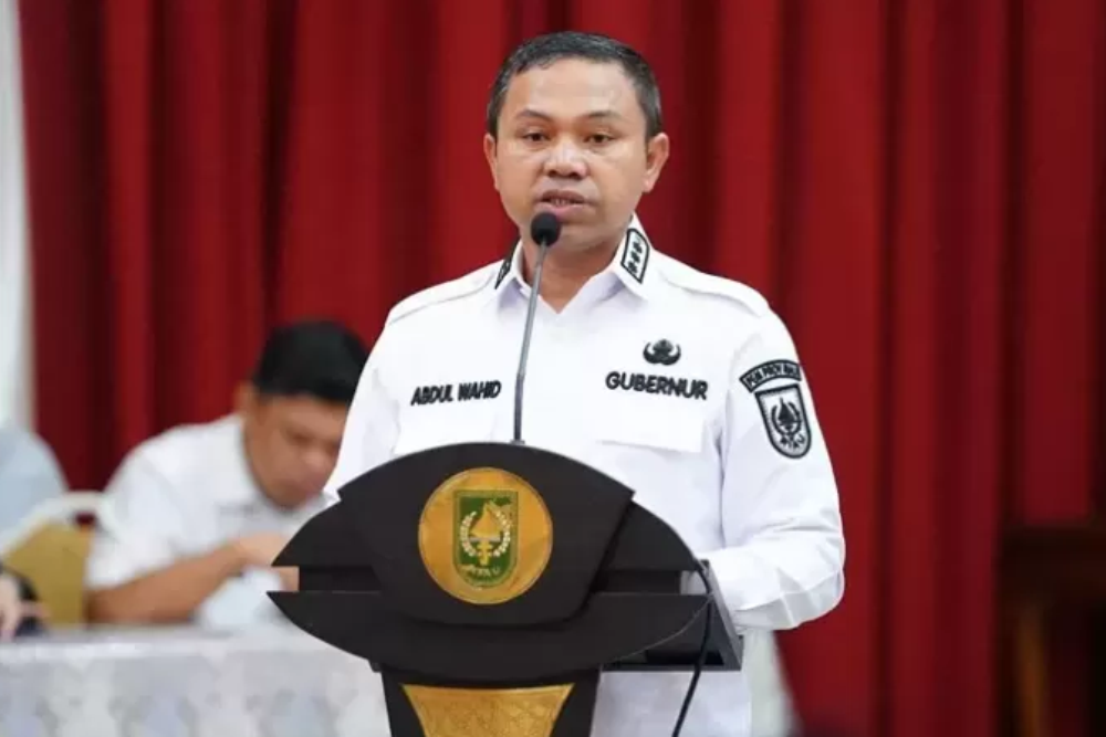 Gubernur Riau Abdul Wahid.