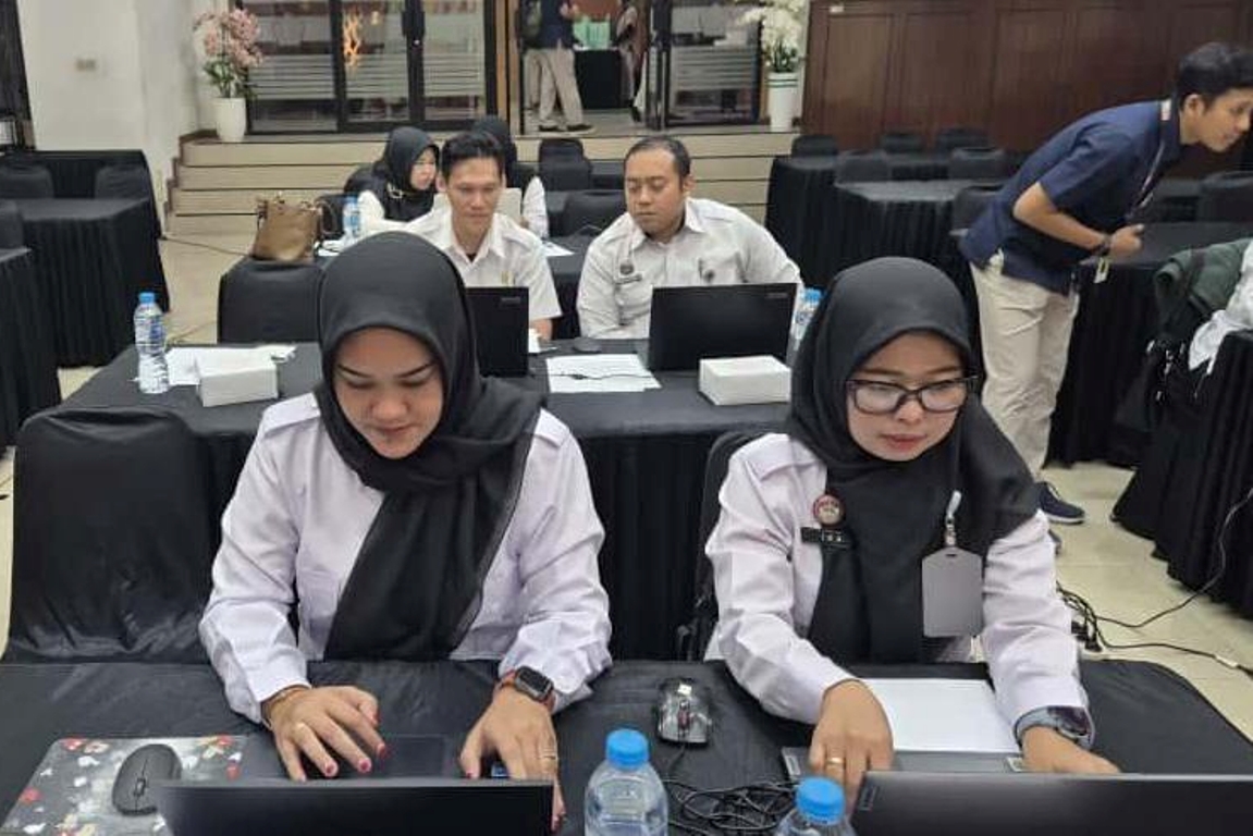 Kanwil Kemenkum Kalbar mengikuti kegiatan edukasi Coretax SPT tahunan Pph pada Rabu (5/11).