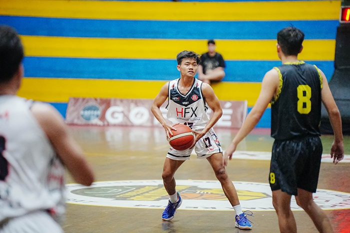 Pertandingan HFX Basketball melawan Enggang.