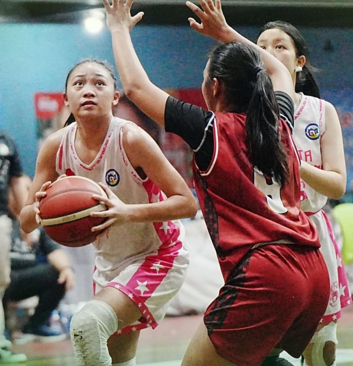 Bebby Jane Chantal pemain SMP Pelita Cemerlang.