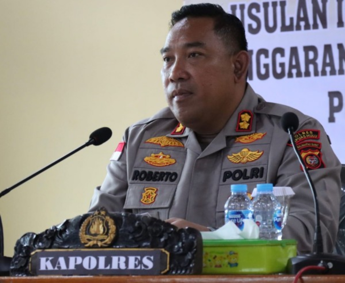 Kapolres Kapuas Hulu AKBP, Roberto Aprianto Uda.