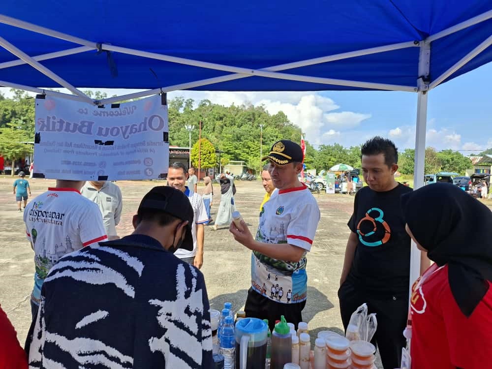 CFD : Car Free Day (CFD) di kawasan Pantai Pulau Datok, Sukadana, Minggu (9/11).