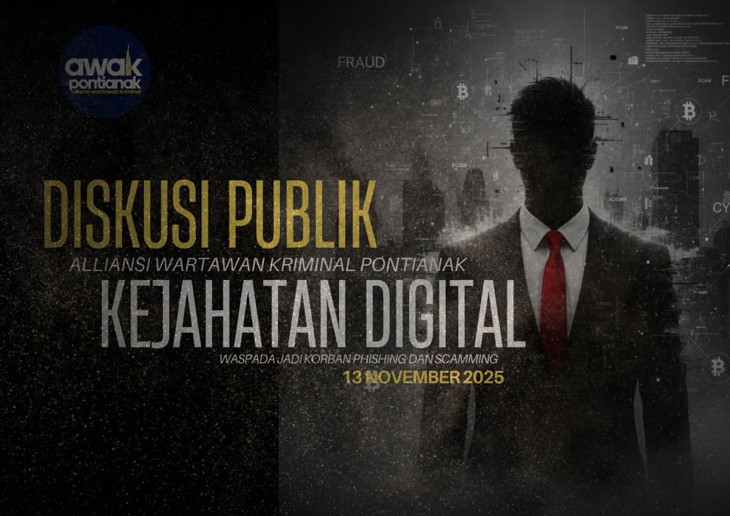 AWAK Pontianak gelar diskusi cegah phishing & scamming, dorong warga waspada kejahatan digital.