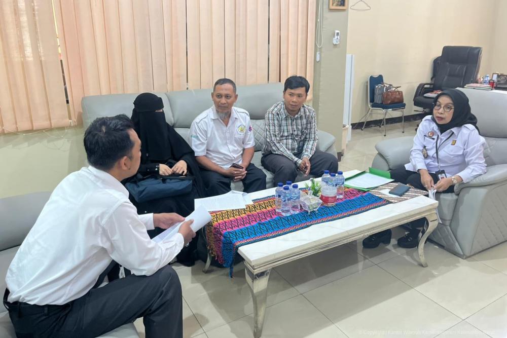 Kanwil Kemenkum Kalbar menerima kunjungan tim peneliti Fakultas Pertanian Untan Pontianak pada Rabu (12/11).