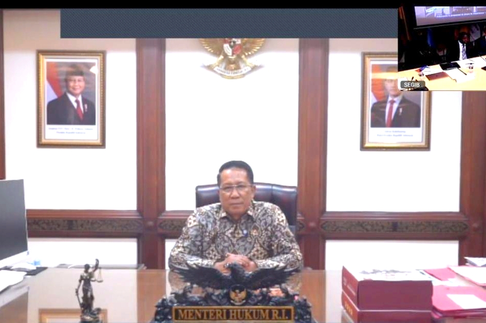 Menku Supratman Andi Agtas memaparkan capaian pemerintahan Prabowo dalam memperluas akses hukum melalui Posbankum pada Selasa (11/11).