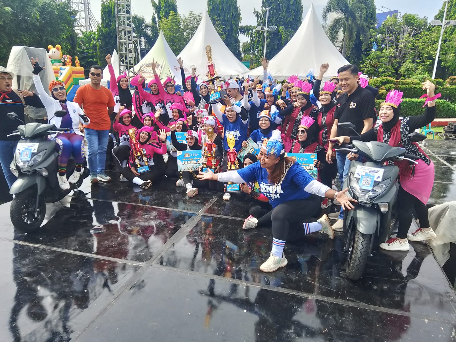 Yamaha Grebek Pasar Rame Majalengka, Batam, Kudus.