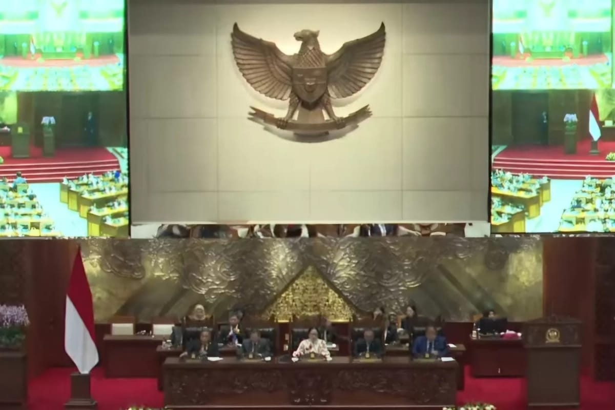 Rapat paripurna pengesahan RUU KUHAP menjadi Undang-undang pada Selasa (18/11).