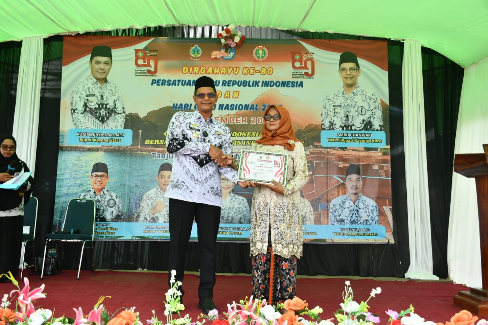 Peringatan Hari Ulang Tahun (HUT) ke-80 Persatuan Guru Republik Indonesia (PGRI) Tahun 2025.