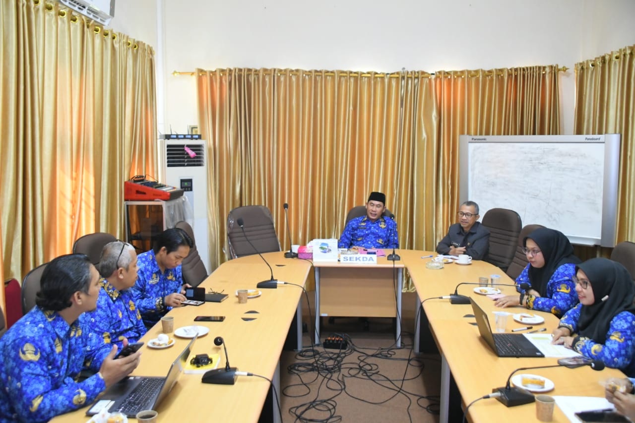 Rapat Koordinasi (Rakor) yang digelar Kementerian Dalam Negeri Republik Indonesia (Kemendagri RI) secara virtual.