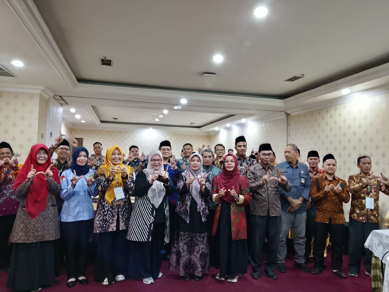 PEMBEKALAN: Sebanyak 40 peserta ikuti pembekalan Verifikator Pendaftaran Tanah Wakaf di lingkungan Kanwil Kemenag Provinsi Kalimantan Barat, 19-21 November 2025.